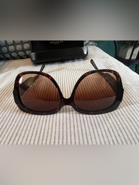 Coach Accessories - COACH Women's Tortoise Frame Sunglasses with Brown Lenses
